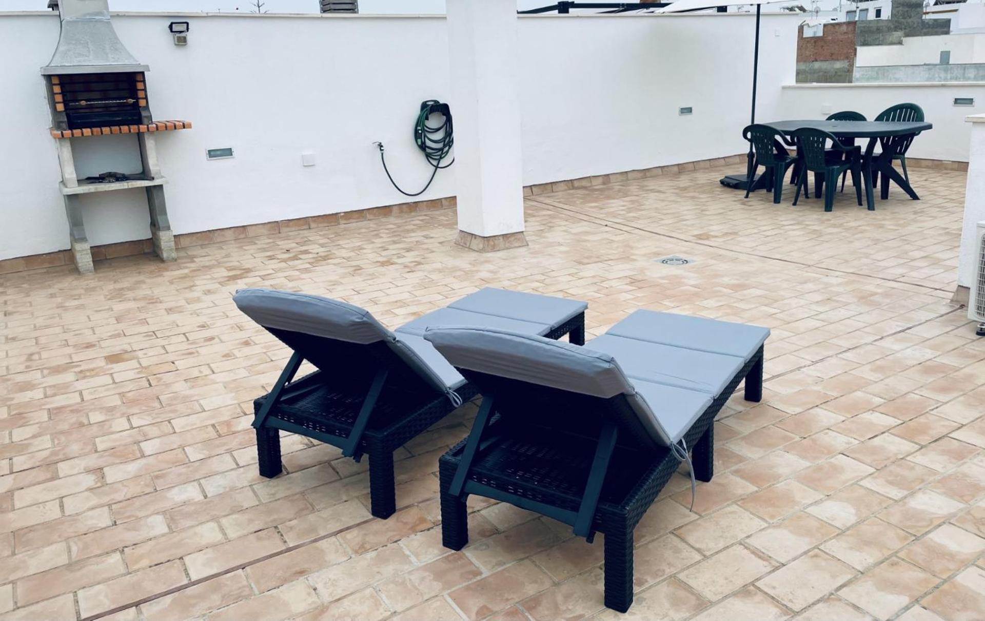 Atico Premium Conil Con 2 Terrazas, Parking, Piscina, Aire Ac Y Wifi -Solo Familias Y Parejas- Appartement Conil De La Frontera Buitenkant foto