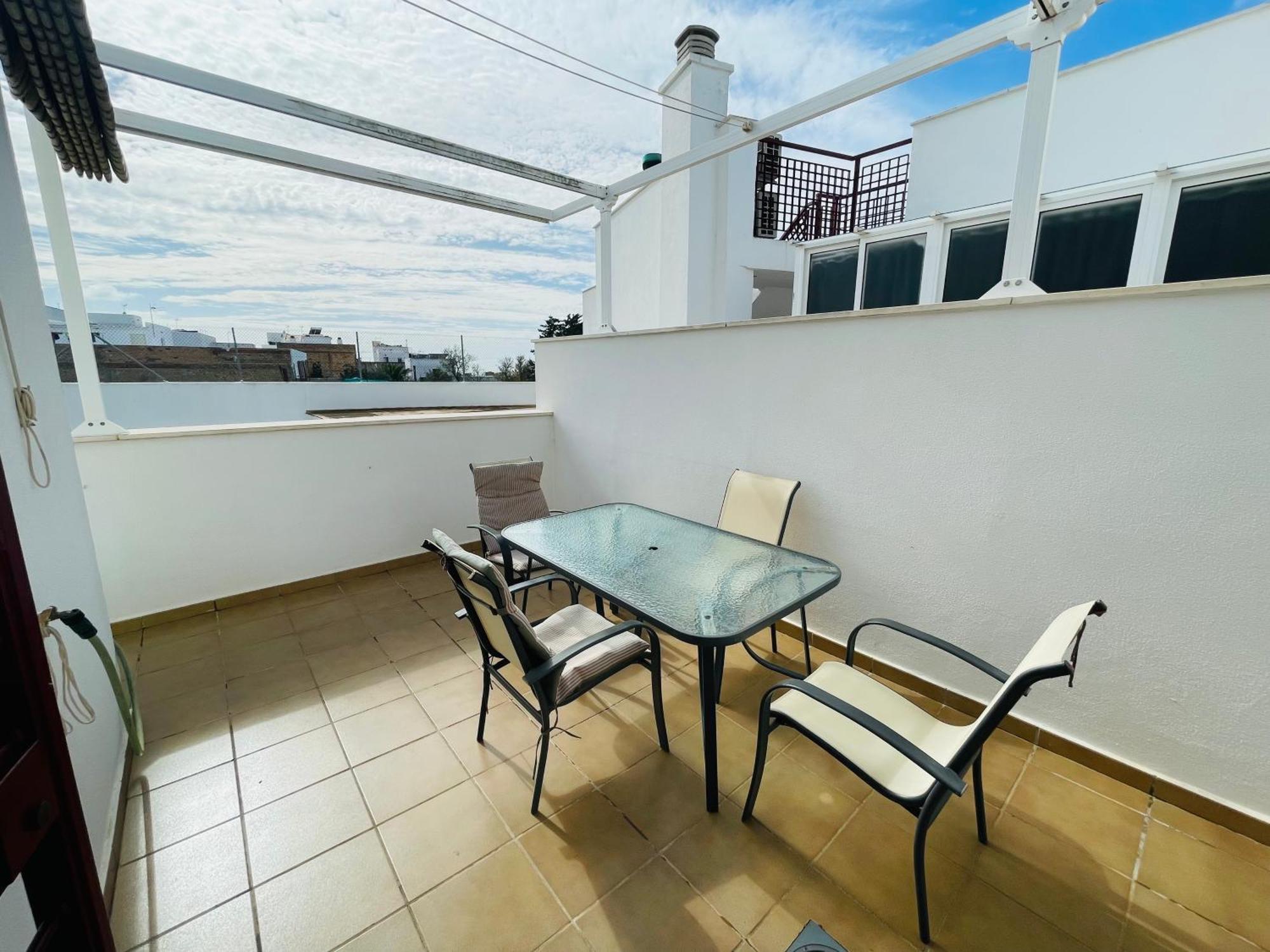 Atico Premium Conil Con 2 Terrazas, Parking, Piscina, Aire Ac Y Wifi -Solo Familias Y Parejas- Appartement Conil De La Frontera Buitenkant foto